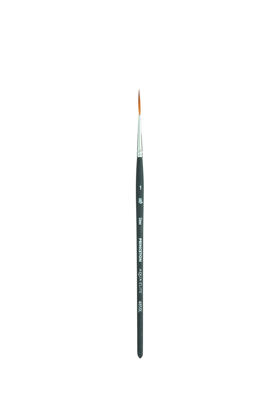 Aqua Elite Paintbrush, Size 1, Matte Black