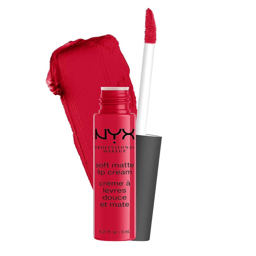 Soft Matte Lip Cream, Lightweight Liquid Lipstick - Amsterdam (Pure Red)