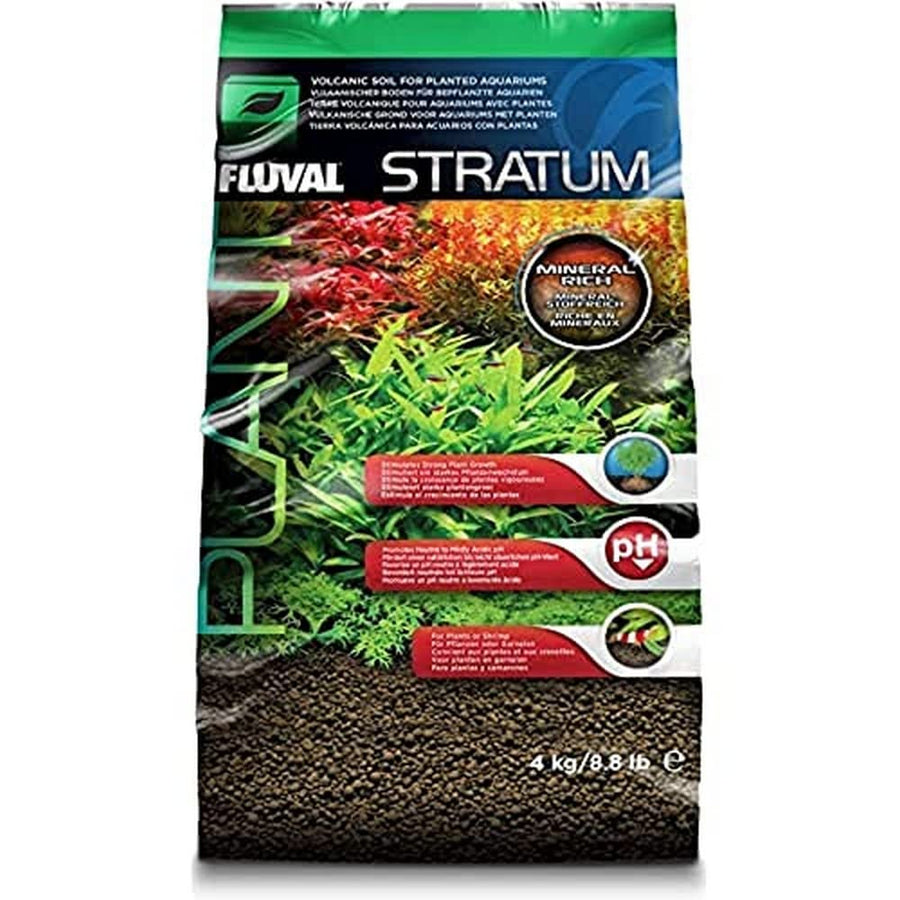 12694 Plant and Shrimp Stratum for Freshwater Fish Tanks, 8.8 lbs. – Aquarium Substrate for Strong Plant Growth, Supports Neutral to Slightly Acidic pH