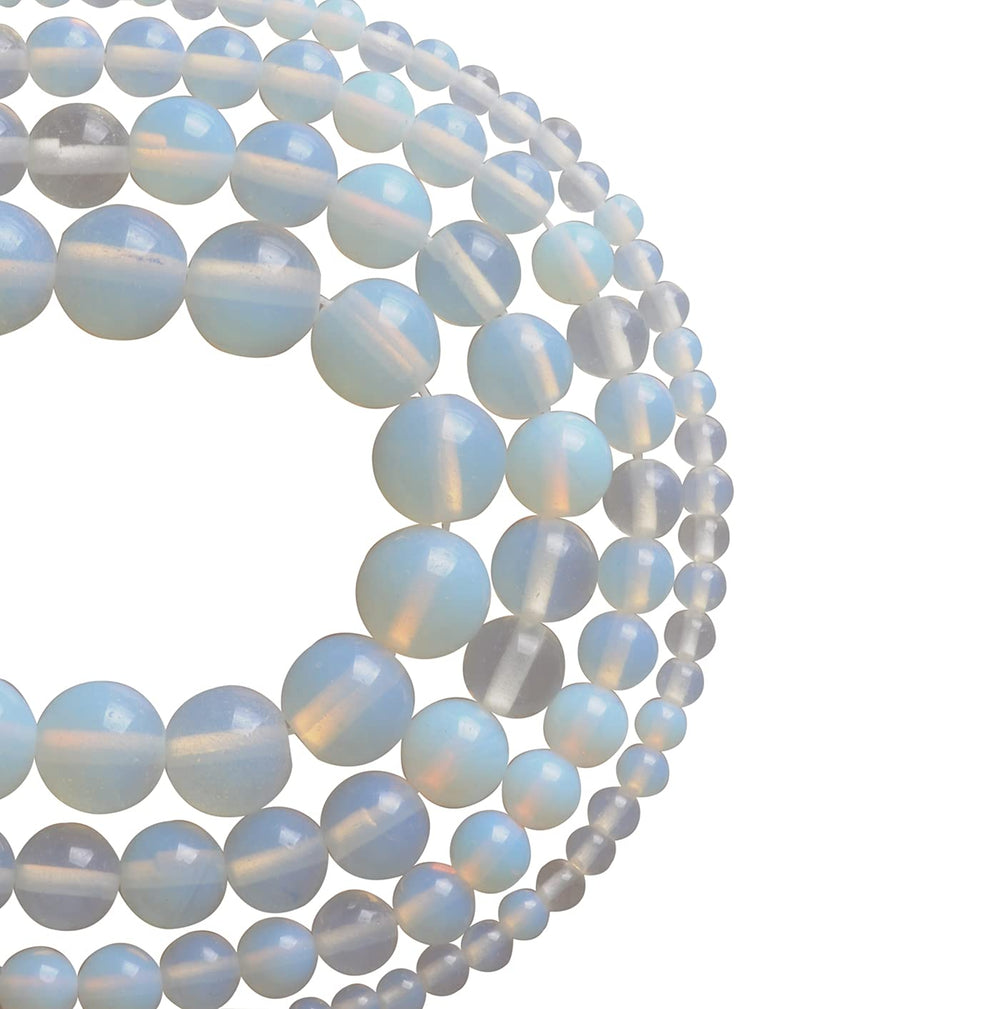 Blue Imperial Jasper Beads for Jewelry Making Stone Bead Bracelets Chakra Round Gemstone Beads Bulk, 45pcs 8mm Jasper Stone