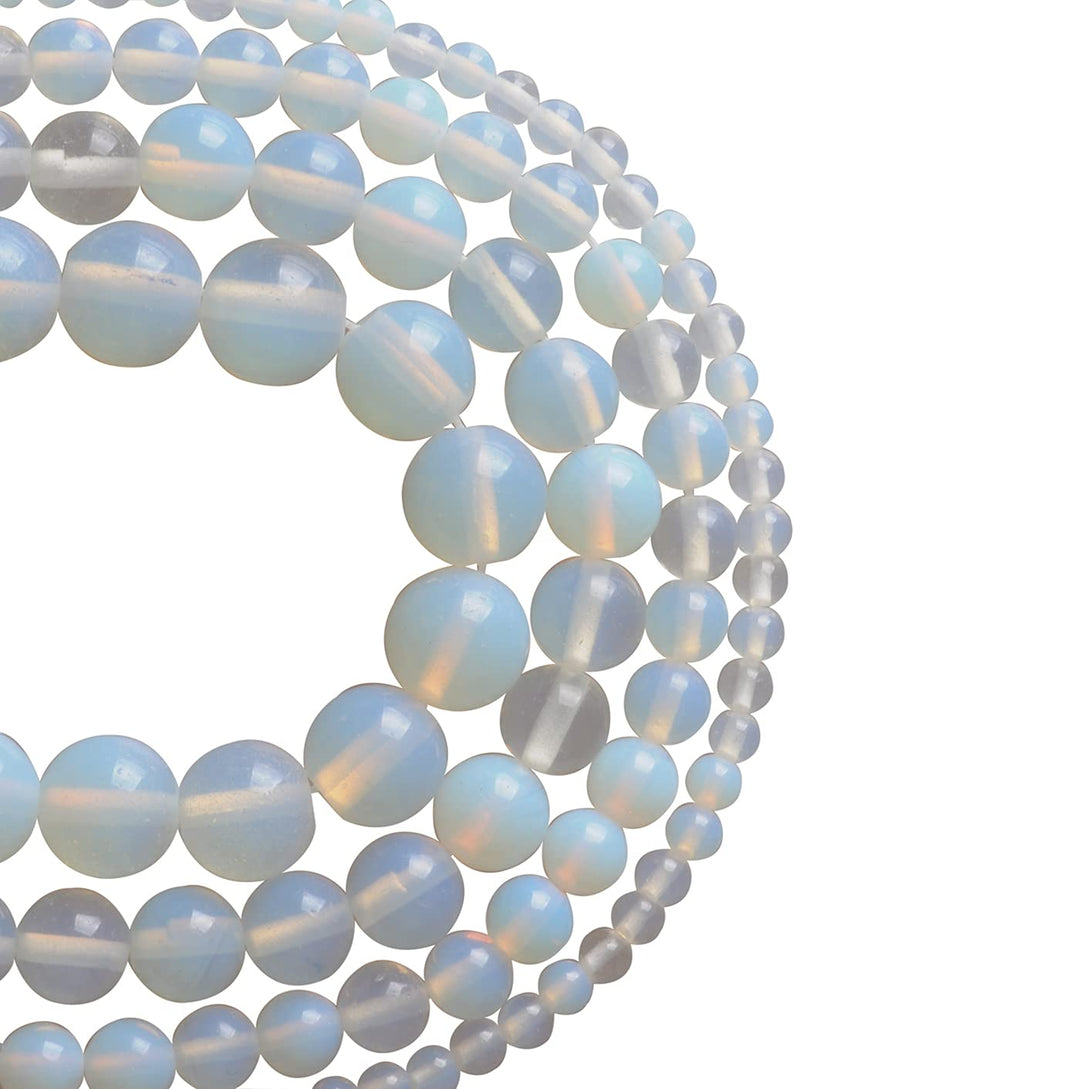 Blue Imperial Jasper Beads for Jewelry Making Stone Bead Bracelets Chakra Round Gemstone Beads Bulk, 45pcs 8mm Jasper Stone