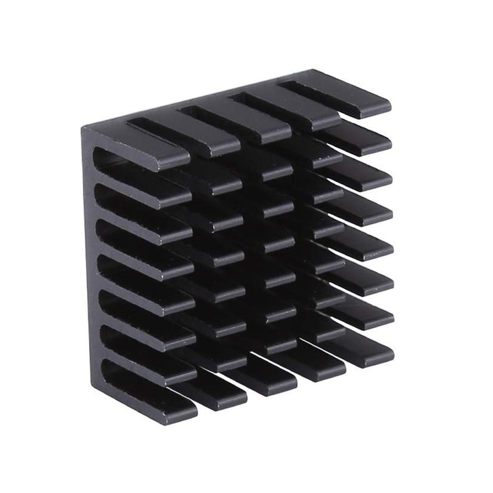 10PCS 20mm Heatsink Kit 20x20x10mm/ 0.79x0.79x0.39inch with Thermal Conductive Adhesive Tape, Cooler Heat Sink for Cooling GPU IC Chips VRAM VGA RAM (20mmx20mmx10mm)