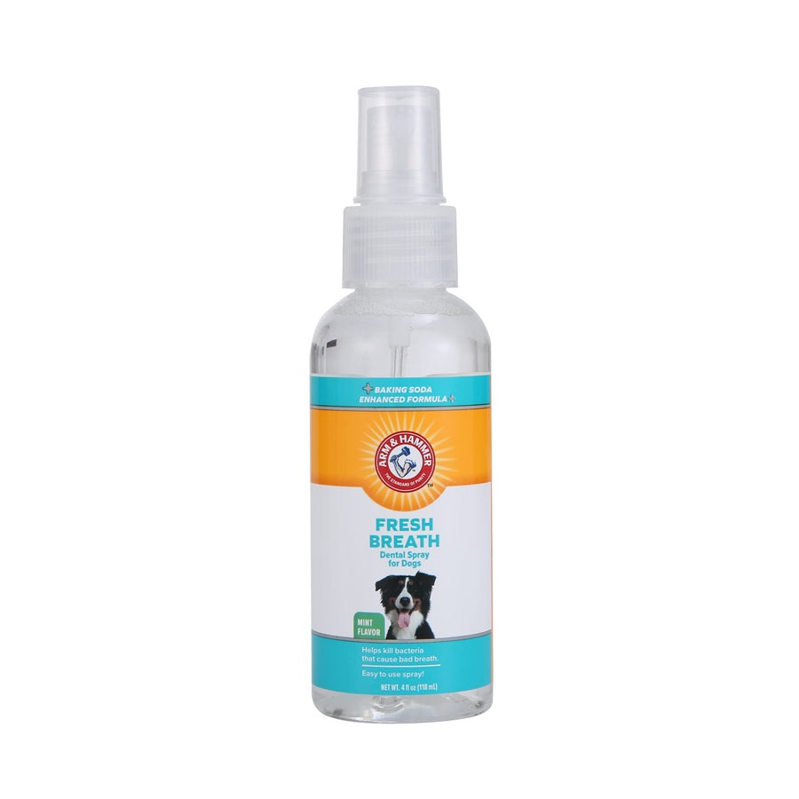for Pets Dog Oral Care Spray - Fresh Breath & Teeth Cleaning Spray - Pet Breath Freshener - Reduce Plaque & Tartar Buildup - Healthy Mouth Hygiene Solution for Dogs - Mint Flavor, 4 Oz