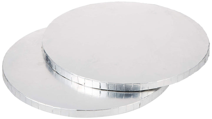 Cake Bases-12 Round Silver 2/pkg