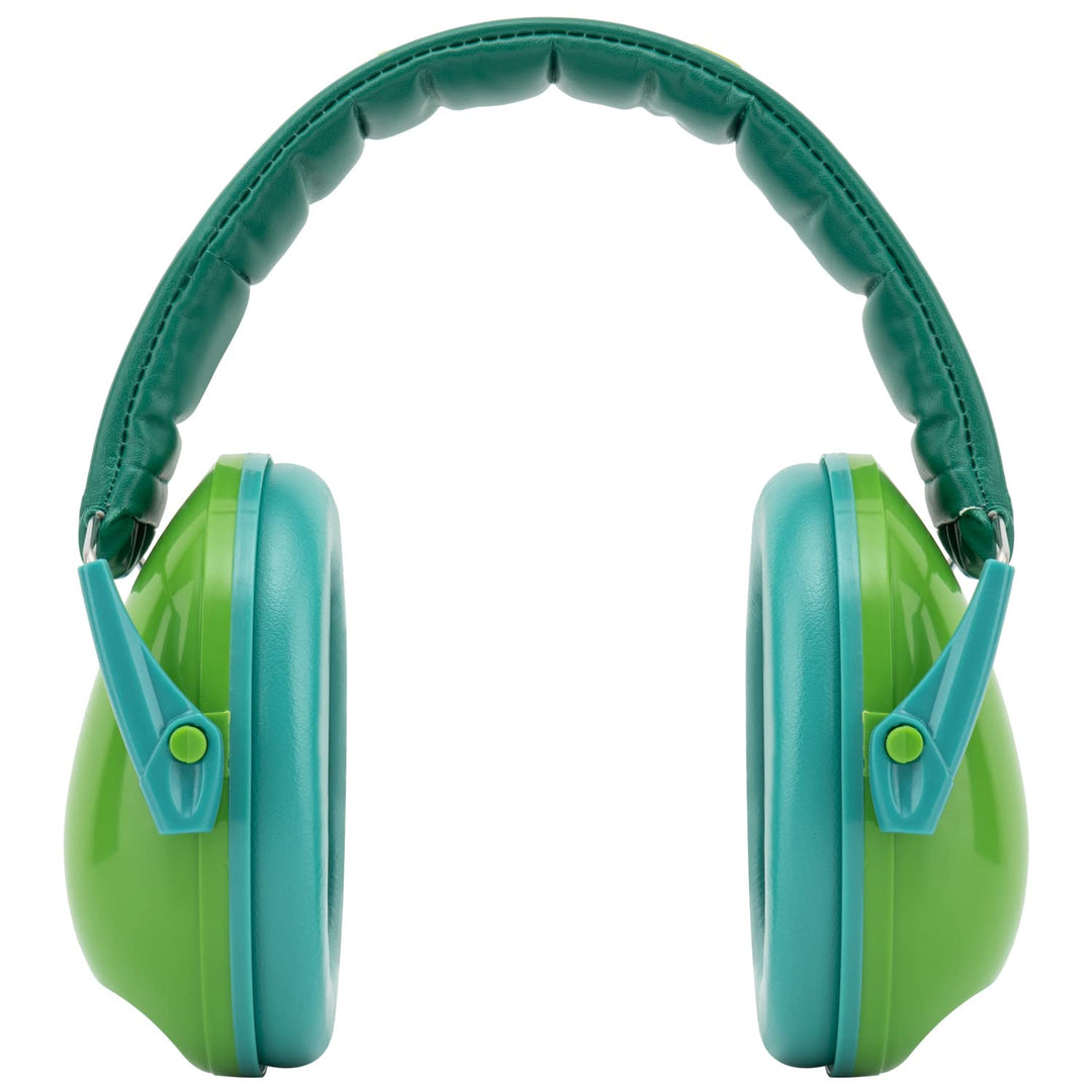 Kids Ear Protection - Noise Cancelling Sound Proof Earmuffs/Headphones for Toddlers, Children & Adults (Green)