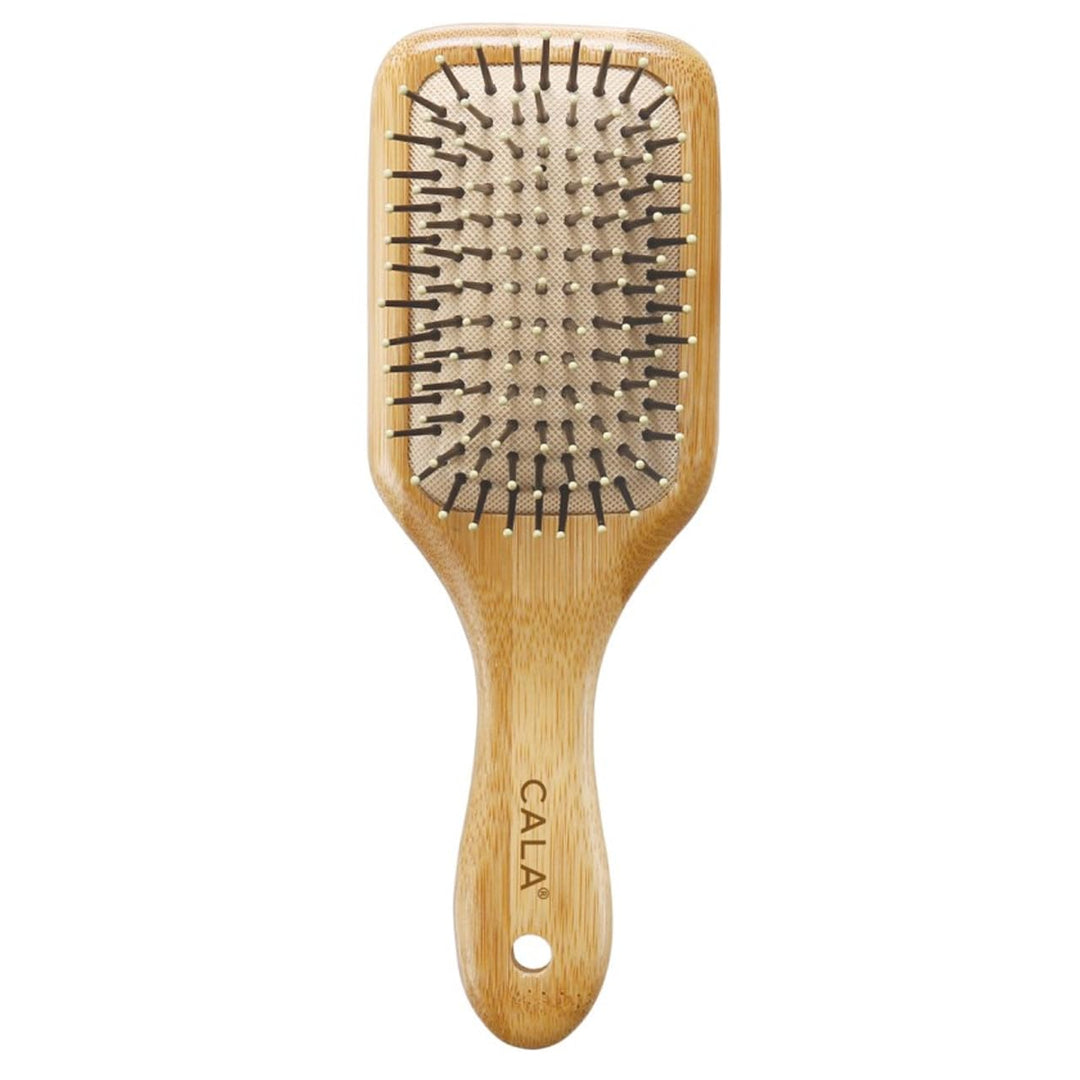 e Bamboo Paddle Hair Brush