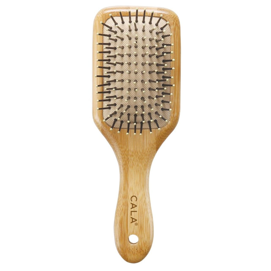 e Bamboo Paddle Hair Brush