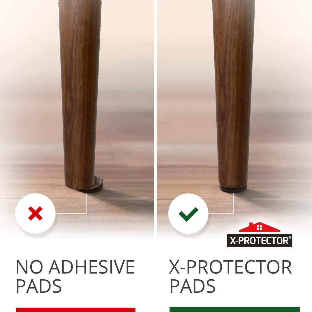 Non Slip Furniture Pads 36 pcs 1 - Premium Furniture Grippers - Self-Adhesive Rubber Feet Furniture Feet - Ideal Non Skid Furniture Pad Floor Protectors - Keep Furniture in Place!
