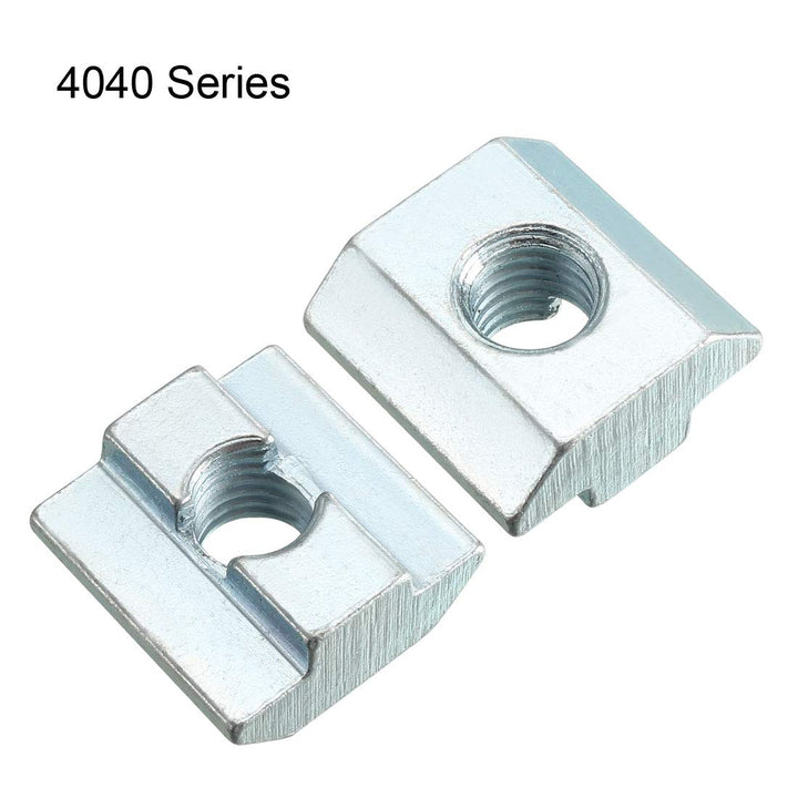 Slide in T-Nut, M8 Half Round Roll in Sliding Threaded for 4040 Series Aluminum Extrusions Profile, Pack of 15