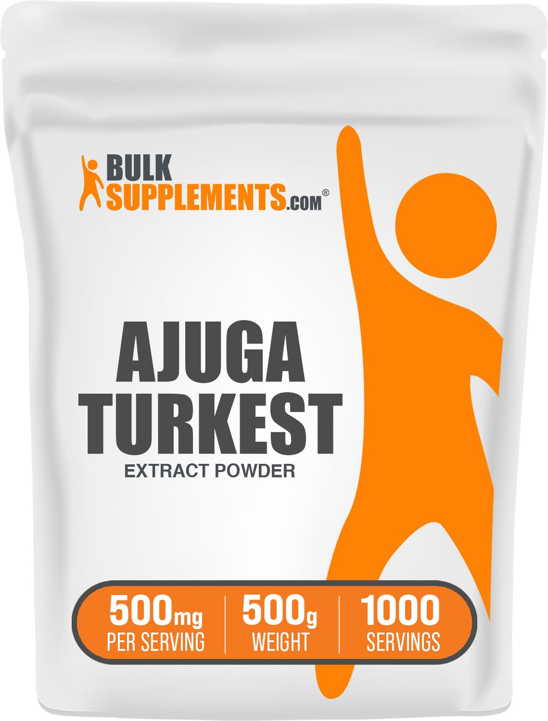 .com Ajuga Turkest Extract Powder - Herbal Supplement Powder, Ajuga Powder, Ajuga 500mg - Pure & Gluten Free, 500mg per Serving, 500g (1.1 lbs) (Pack of 1)