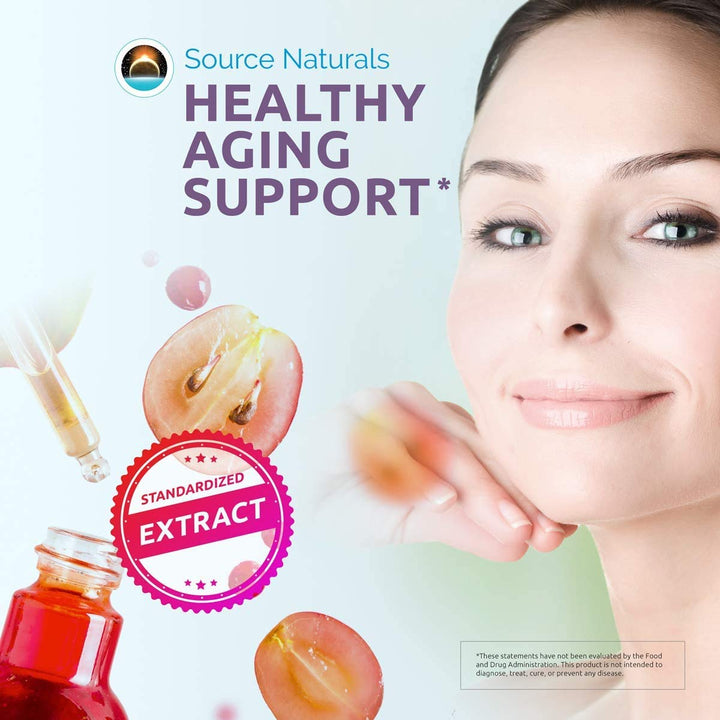 Resveratrol 200 for Healthy Aging*, 200 mg - 120 Tablets