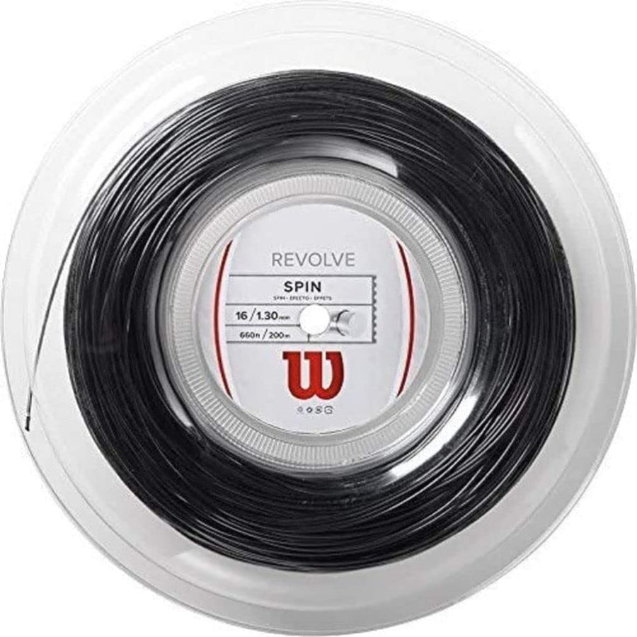 Wilson Revolve 16 Tennis String - Set, Black