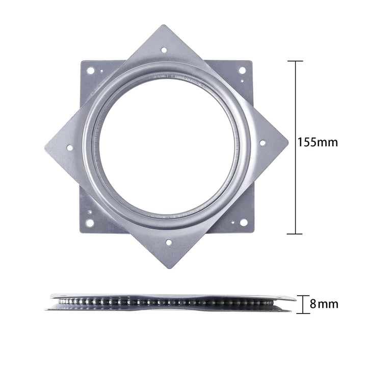 6 Lazy Susan Turntable 500 LBS pounds Steel Ball Bearing Rotating Tray Strong Sturdy Table Cabinet Low Profile