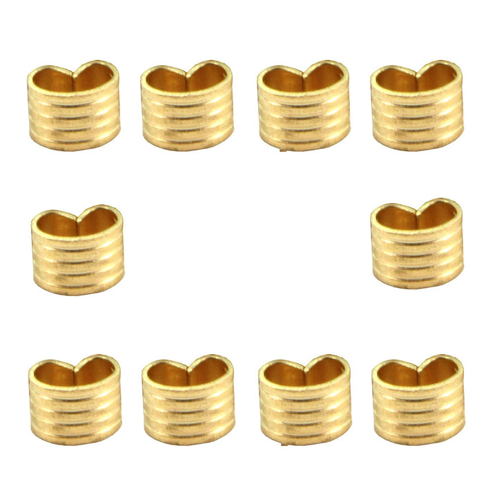 10pcs Copper Buckle,Wire Cable Connector, Wire Cable Terminal Lightweight Compact Terminal Accessory for 3D Printer Parts (Copper Buckle)