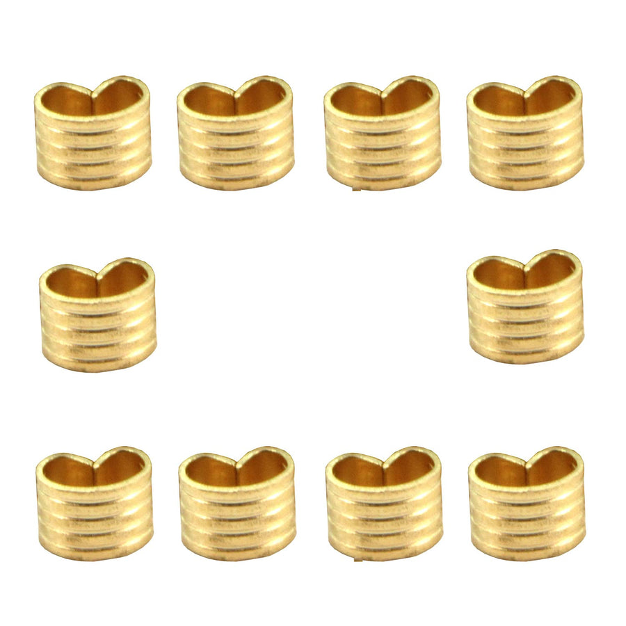 10pcs Copper Buckle,Wire Cable Connector, Wire Cable Terminal Lightweight Compact Terminal Accessory for 3D Printer Parts (Copper Buckle)