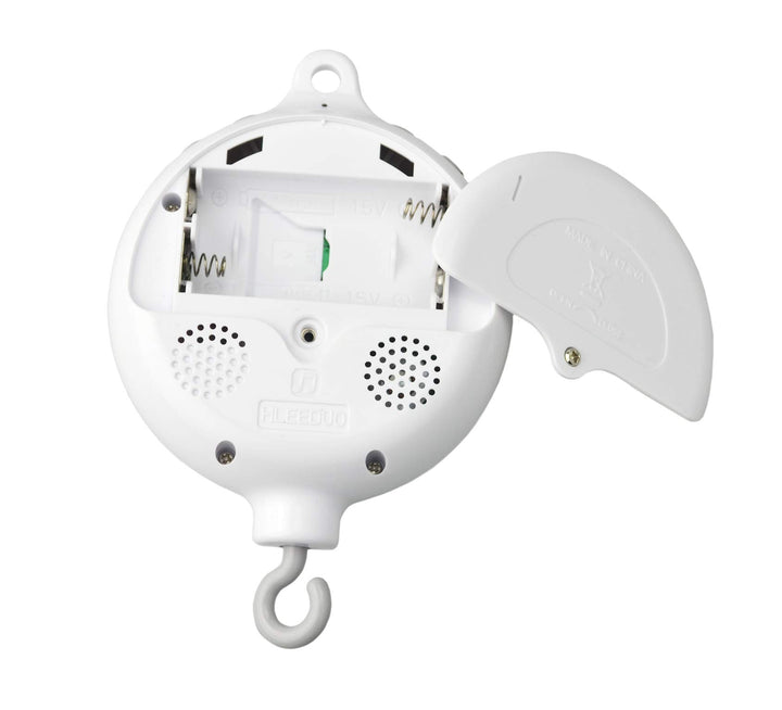 Baby Crib Baby Bedding Battery-Operated Musical Mobile Rotary Music Box Plays 35 Tunes Volume Adjustable (Without Arm)