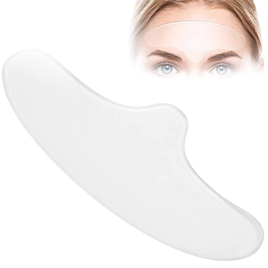 Silicone Forehead Wrinkle Pad, Self-Adhesive Reusable Anti-Wrinkle Forehead Patch Wrinkle Removal Sticker Anti-Aging Patch Overnight Wrinkle Remover Treatment Skin Lines Prevention