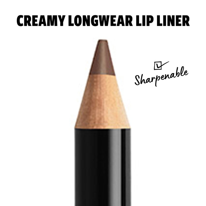 PROFESSIONAL MAKEUP Slim Lip Pencil, Long-Lasting Creamy Lip Liner - Espresso