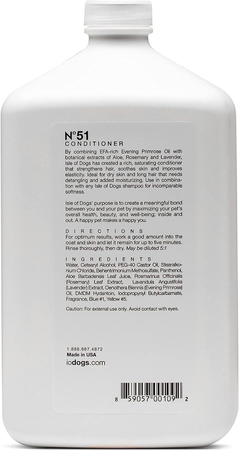 Coature No. 51 Heavy Management Dog Conditioner for damaged hair, 1 liter