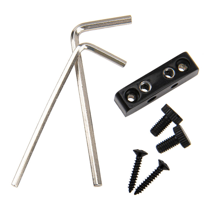 1Pcs Guitar Bass Allen Wrench/Key Headstock Wrench Holder Compatible with Floyd Rose Tremolo Guitar (Black)