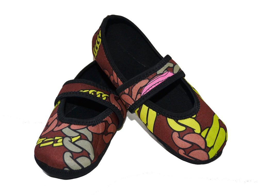 Betsy Lou Women's Shoes, Foldable & Flexible Flats, Slipper Socks, Travel Slippers & Exercise Shoes, Dance Shoes, Yoga Socks, House Shoes, Indoor Slippers, Red, X-Large