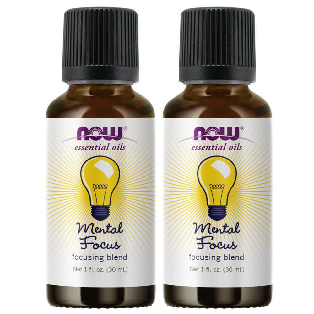 Mental Focus Oil Blend, 1 Fluid Ounce (2 Pack)