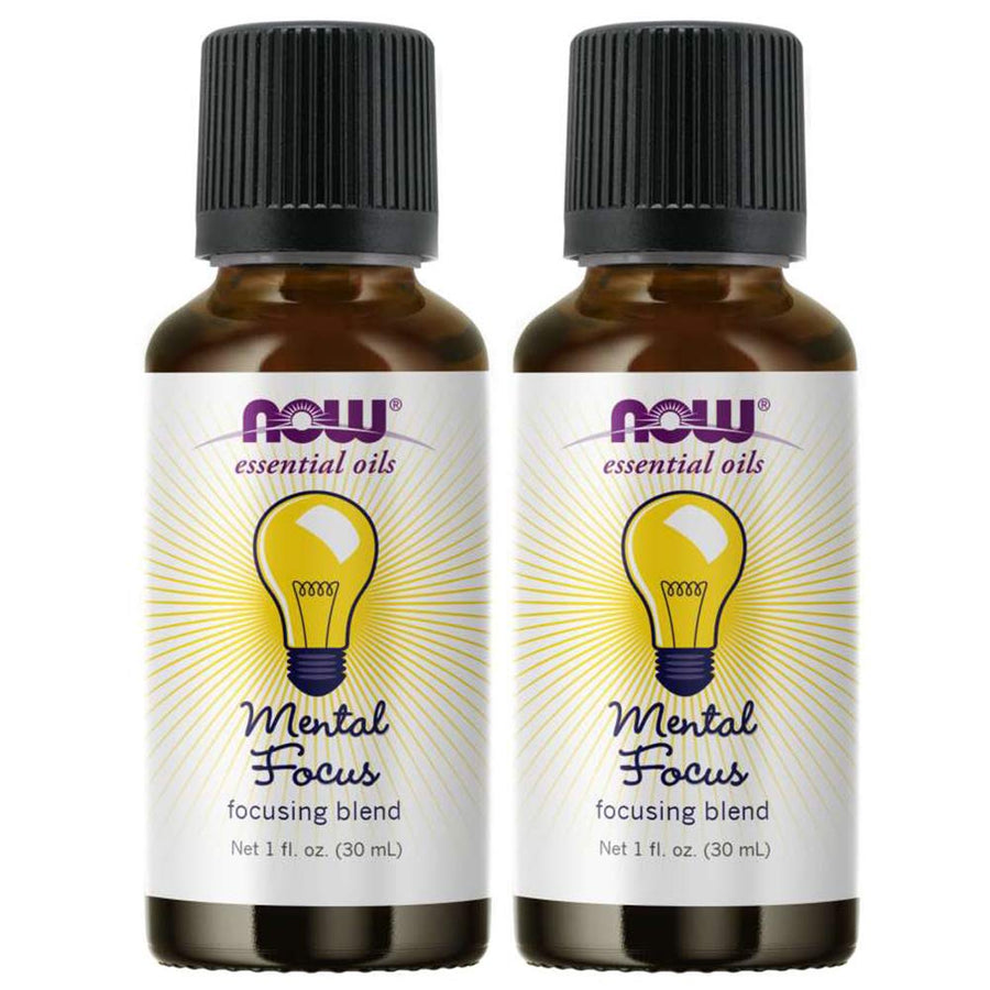 Mental Focus Oil Blend, 1 Fluid Ounce (2 Pack)