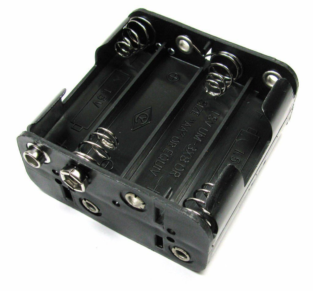 8 AA Battery Holder with Snap Connector 12V / 9.6V by Corpco