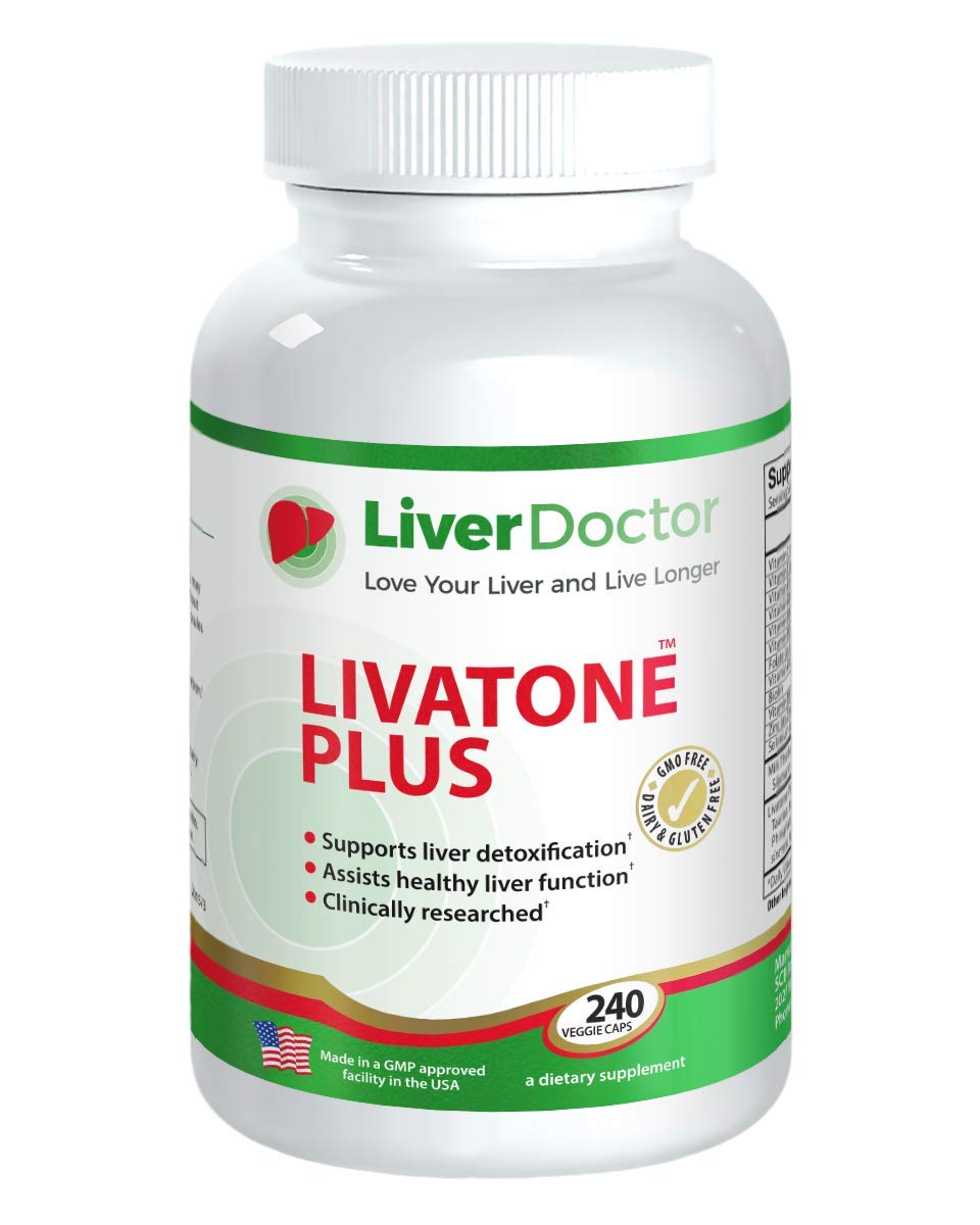 Plus Liver Detox Capsules Liver Cleanse and Detox Pills with Milk Thistle and Antioxidants (240 Count)