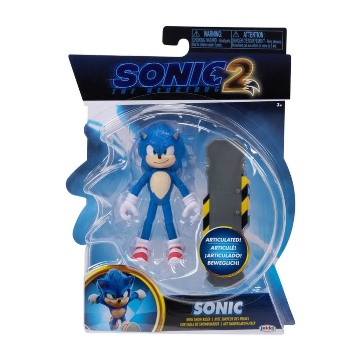 Sonic The Hedgehog 2 The Movie 4 Articulated Action Figure Collection (Sonic)