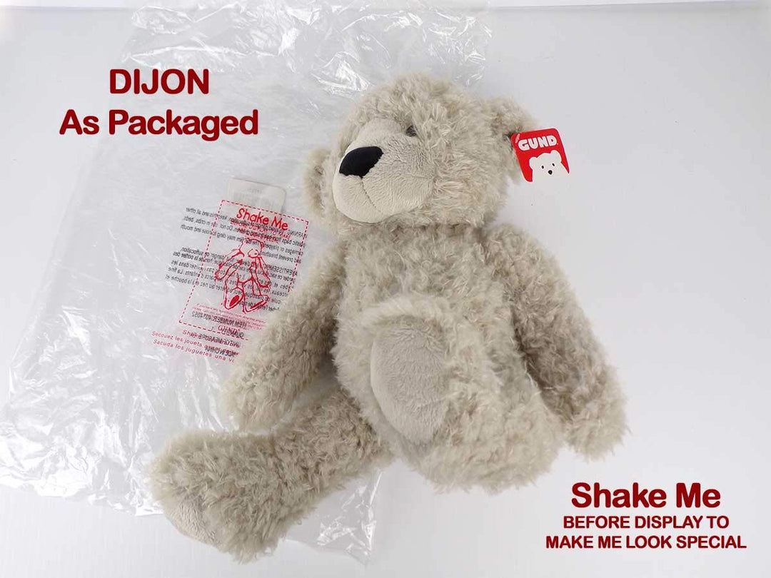 Dijon Grey Teddy Bear 17 inch Plush Furry Stuffed Animal