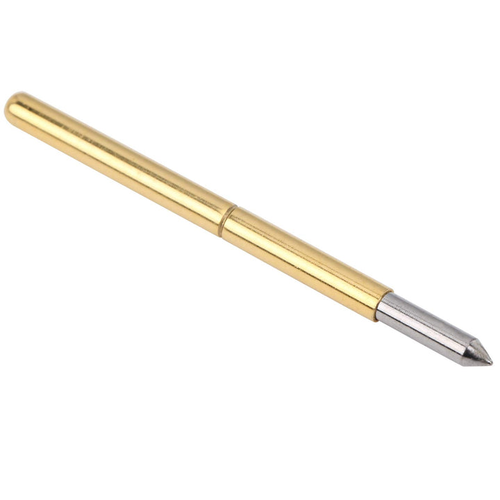 Spring Test Probe, 100pcs P125-B 2.0mm Spring Test Detection Probe Set, 0.02mm High Accuracy Spring Test Pins Brass Pogo Pins for Conductive Test, Test Stability and Durability