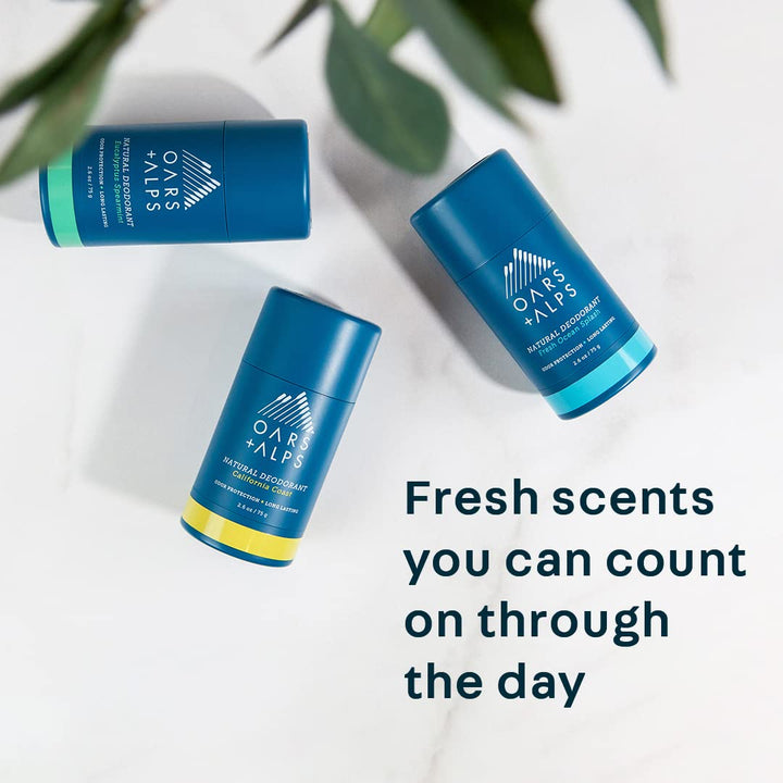 Aluminum Free Deodorant for Men and Women, Dermatologist Tested and Made with Clean Ingredients, Vegan, Travel Size, Fresh Ocean Splash, 1 Pack, 2.6 Oz