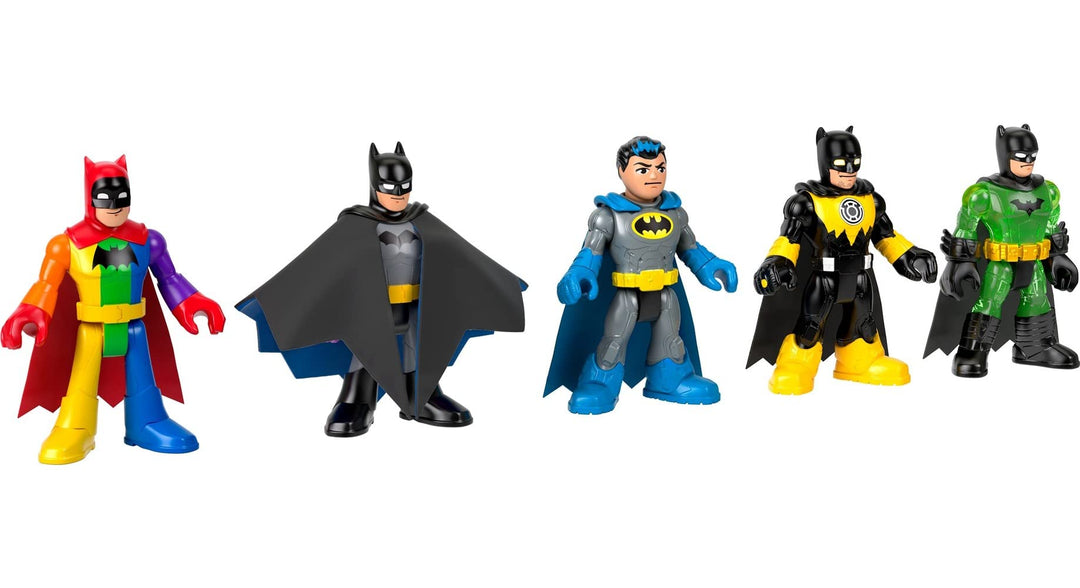 Imaginext DC Super Friends Batman Toys 80th Anniversary Collection Figure Set for Adults & Preschool Kids Ages 3+ Years