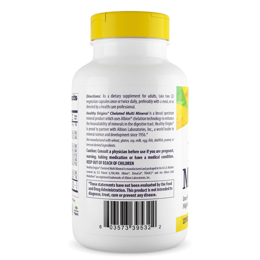 Chelated Multi Mineral (Albion Minerals, Bioavailable, Non-GMO, Gluten Free), 240 Veggie Caps