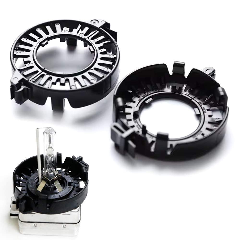 One Pair D1S D3S OEM Light Bulbs Adapter Clip Rings Retainer Holders Compatible with Varieties of European Vehicles