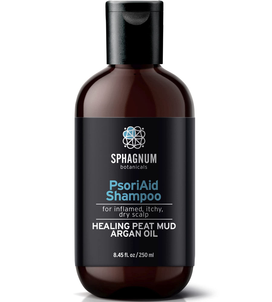 Psoriasis Shampoo - Peat Mud & Fulvic Acid Therapy for Itchy and Red Scalp Treatment. No Coal Tar. 8.45 Oz