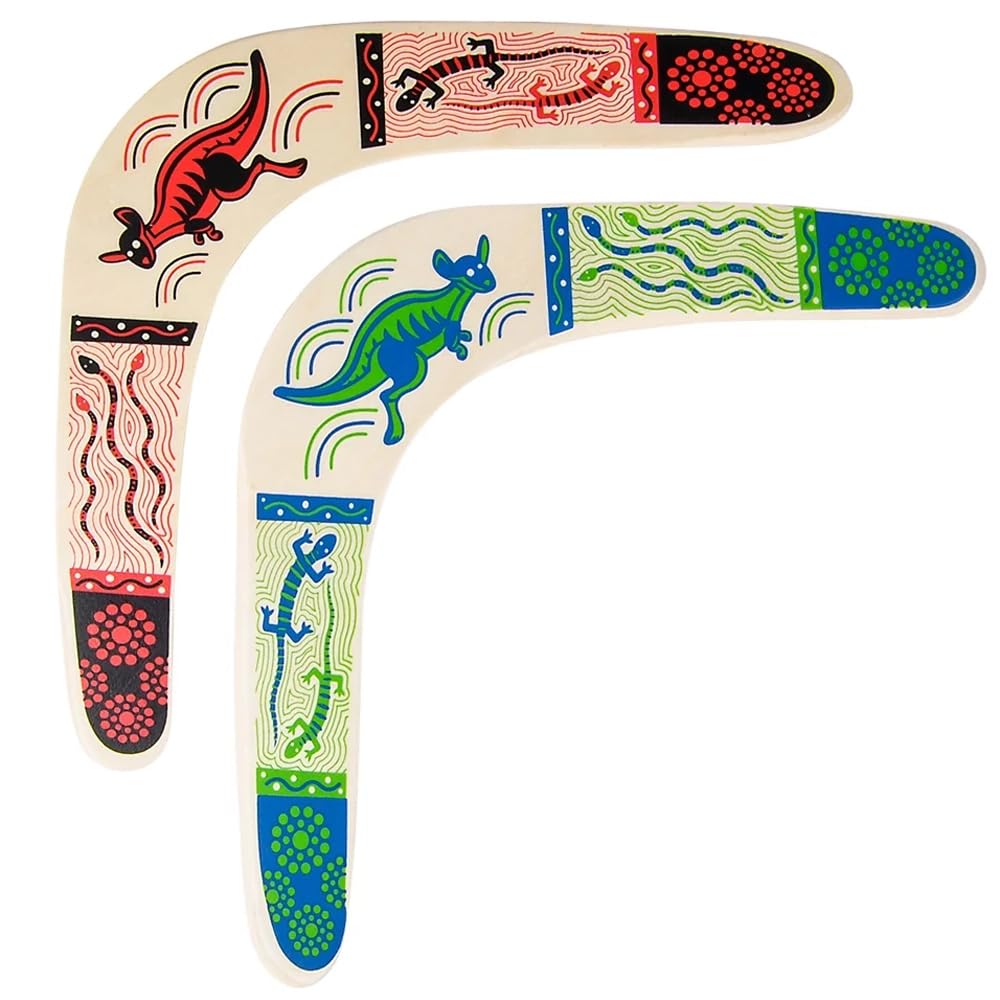 Wooden Boomerang Colors May Vary