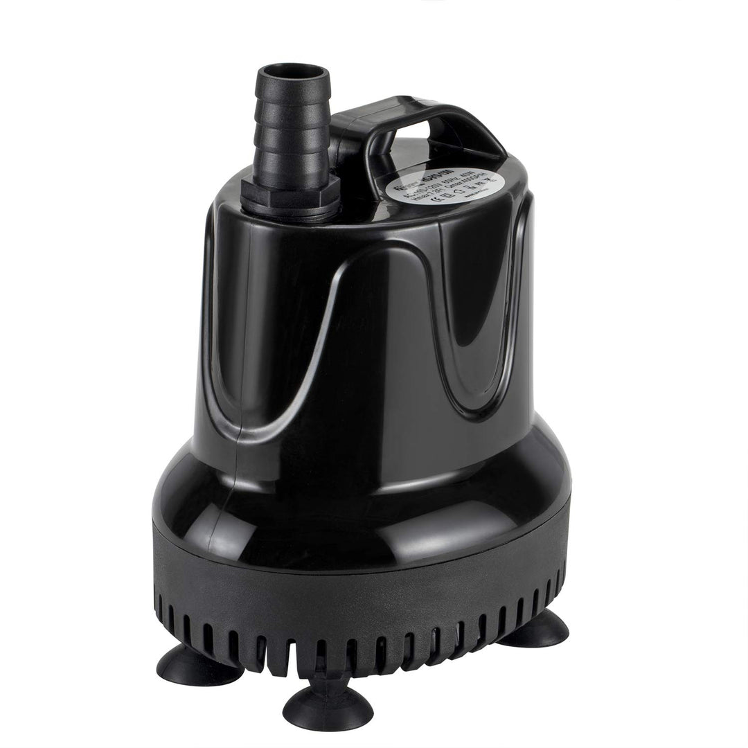 400 GPH Quick Water Change Aquarium Pump Submersible Fountain Water Pump Fish Tank Pond Drain Transfer Pump with 2 Adaptors