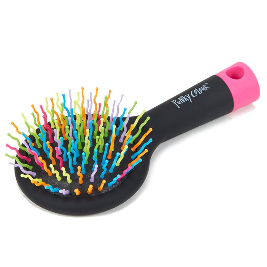 Hair Brush and Hair Detangler with Mirror