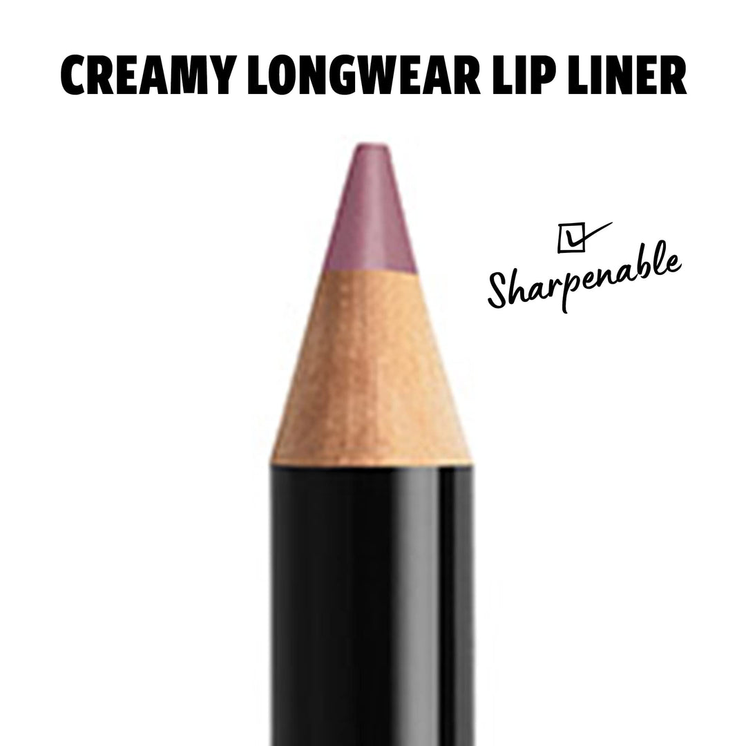 Slim Lip Pencil, Long-Lasting Creamy Lip Liner - Prune
