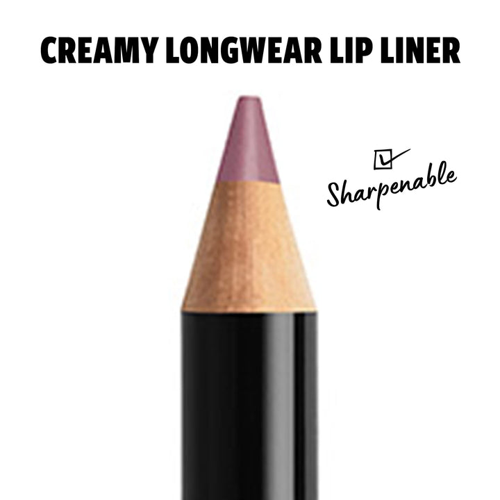 Slim Lip Pencil, Long-Lasting Creamy Lip Liner - Prune