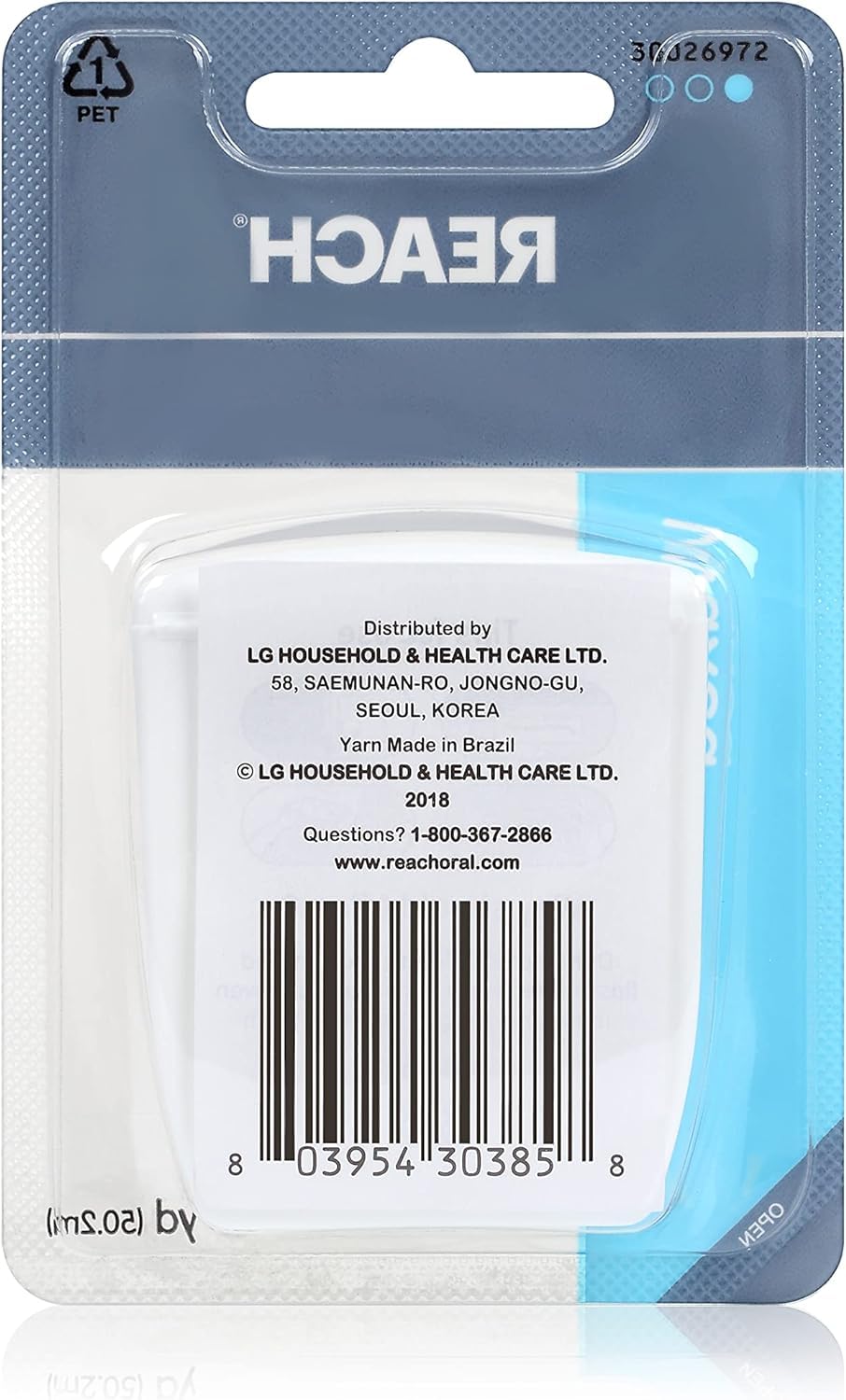J&J Dent Fls Wax Size 55yd Johnson & Johnson Waxed Dental Floss 55 Yds