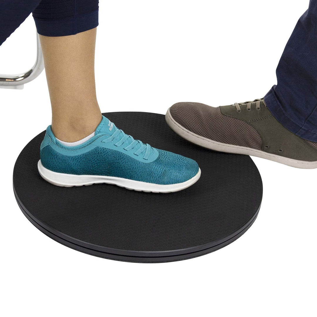 360° Pivot Disc - Patient Transfer Device for Elderly & Disabled - Swivel Turning Board 360 Degree Rotation - Handicap Senior & Stroke Disability Aid - Rotating Lazy Susan Turning Assist Pad