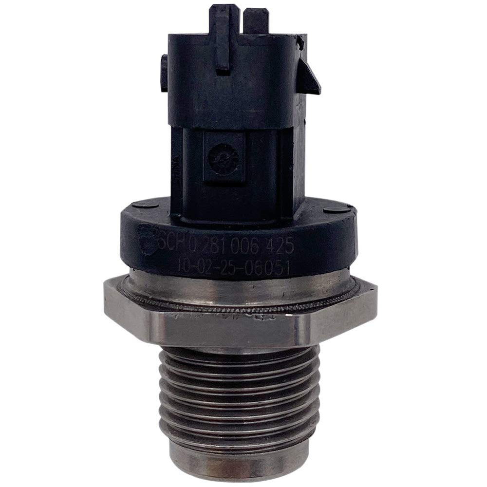 0281006425 Fuel Rail Pressure Sensor for 2003-2007 Dodge Ram 2500 2003-2006 Dodge Ram 3500 Truck Cummins Diesel L6 5.9L 0281002851 5093112AA 904-309 3949988