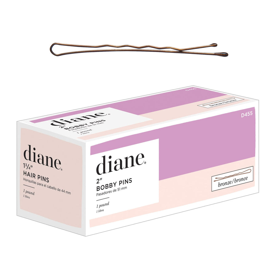 Bobby Pins, 2 Bronze, Brown, One Pound Box (Approximately 742 Pins) : Bronze