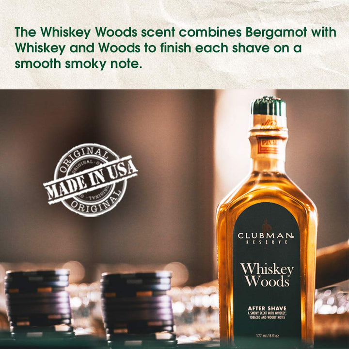 Reserve Whiskey Woods After Shave Lotion, 6 oz