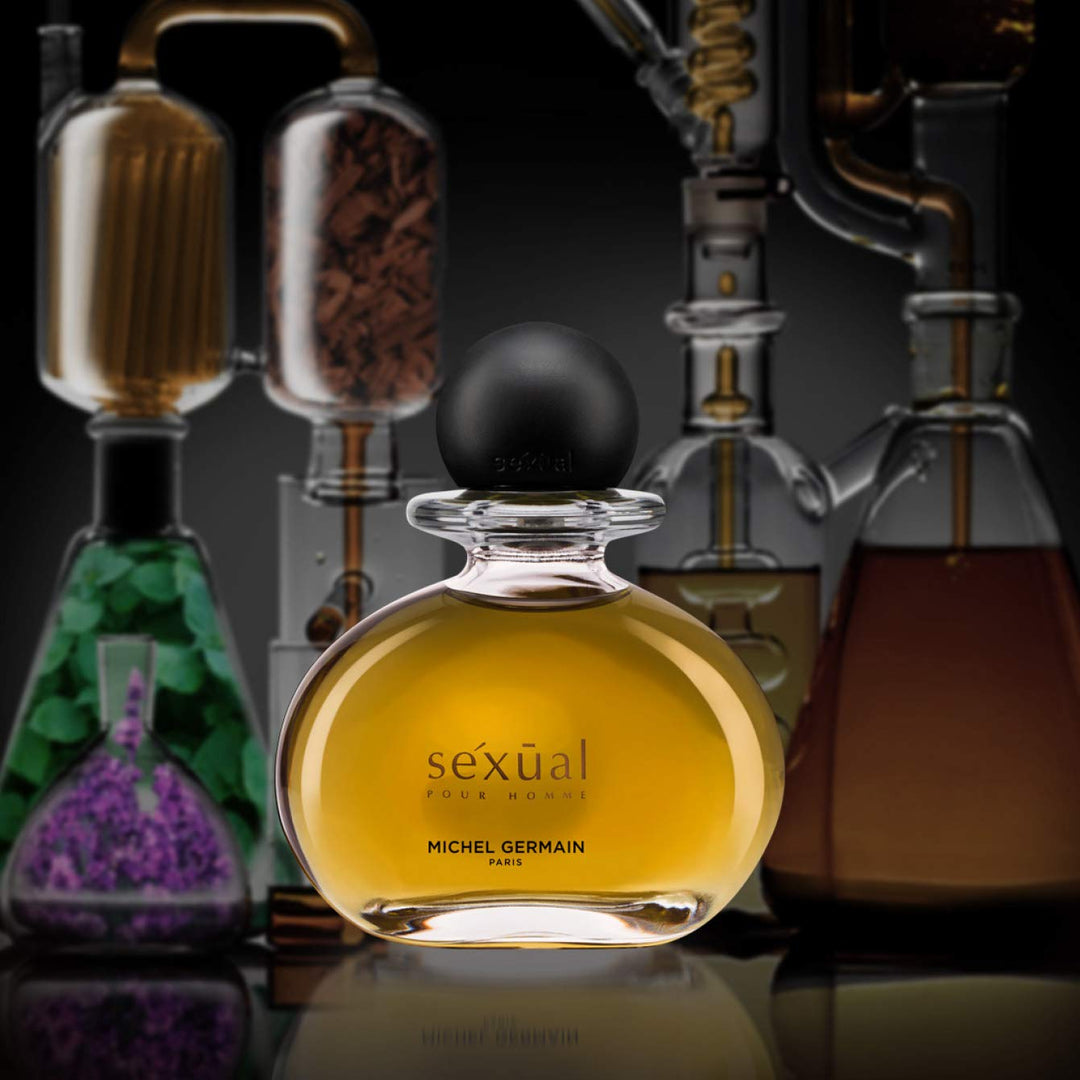 Sexual Pour Homme Eau de Toilette Spray, Top Notes of Indian Basil, Italian Bergamot, Italian Clementine, French Melon, Seductive Natural Oils, 4.2 Fl Oz