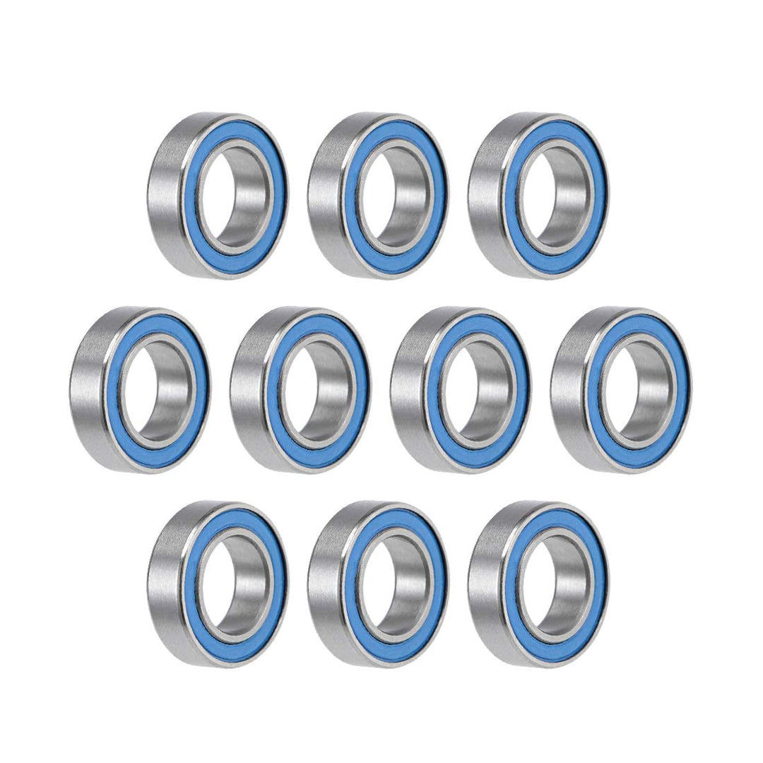 MR148-2RS Deep Groove Ball Bearings 8mm Inner Dia 14mm OD 4mm Bore Double Sealed Chrome Steel Blue Seal Z2 10pcs
