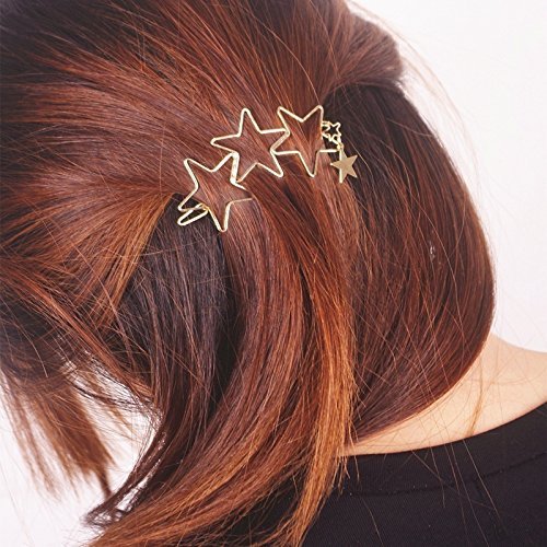 1 Pcs Hollow Out Star Tassel Hairpin Hair Pin girls Hair Clips for Women and Girls